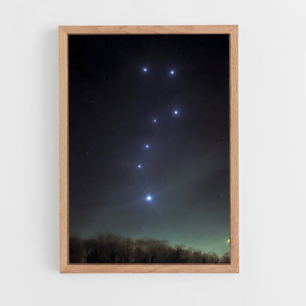 Poster Dans le Ciel étoilé – affiche Constellations (vue 4)